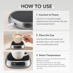 USB Cup Warmer Coffee Smart Constant Temperature Electric Mug Heating Pad Warm Milk Plate Home Office Tea Water Heater Coaster