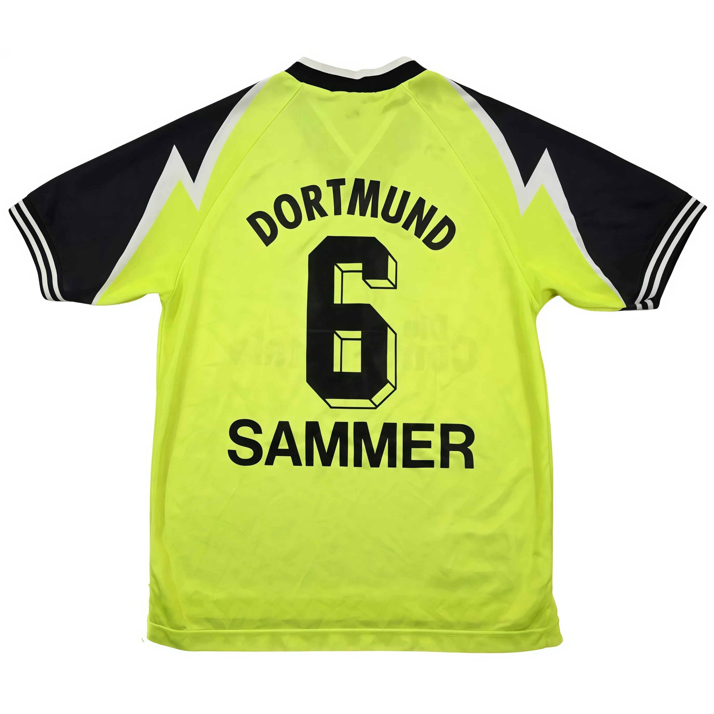 Best-Selling 1995-1996 Dortmund Sammer Retro 3DPrinted Soccer Short Sleeve Tee-Adults&Kids,Training Daily Sports&Casual Wear