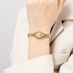 BERNY Gold Watch for Women Ladies Wristwatch Gold Quartz Jewelry Bracelet Set Minimalist Watch Multicolor Small Ladies Watches