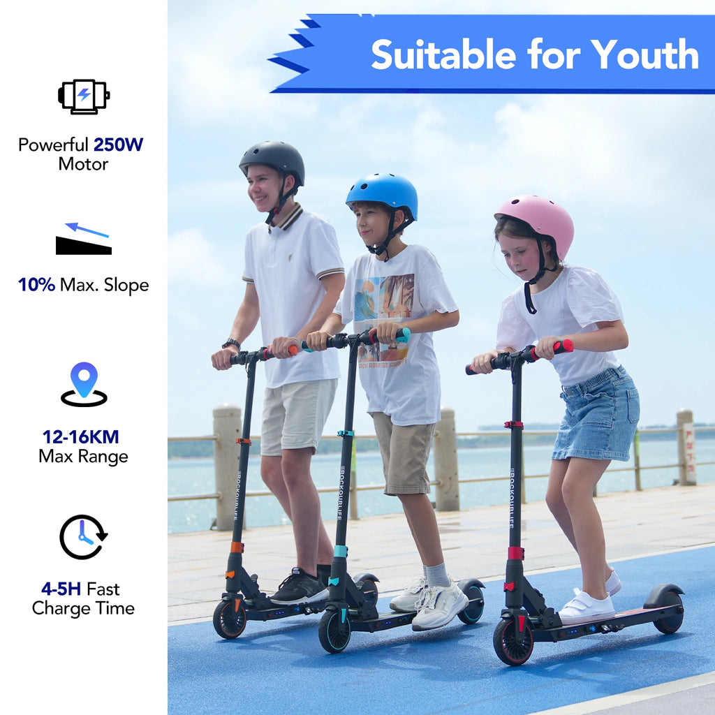 RCB R15 electric Scoot for children 8-16 years old, for children, for 8 kg, foldable, Double brake system, Max 16KM range