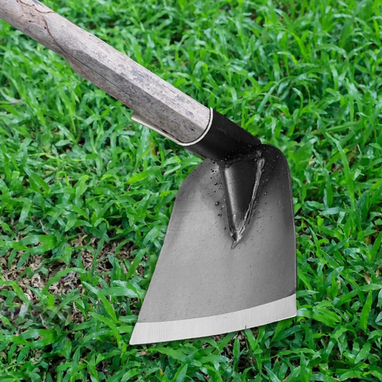 Garden Hoe Manganese Steel Garden Hoe for Weeding Heavy Duty Hand Tools Replacement Parts Digging Cultivator for Loosen Land Main image
