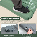 Extra Thick 4 Inch Camping Sleeping Pad Outdoor Camping Self-Inflating Mats Spliceable Hiking Fishing Sleeping Pad