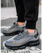 Men's Safety Shoes Protection And Elastic Safety Boots Fashionable Casual Shoes Breathable Odor Protection Men's Work Shoes