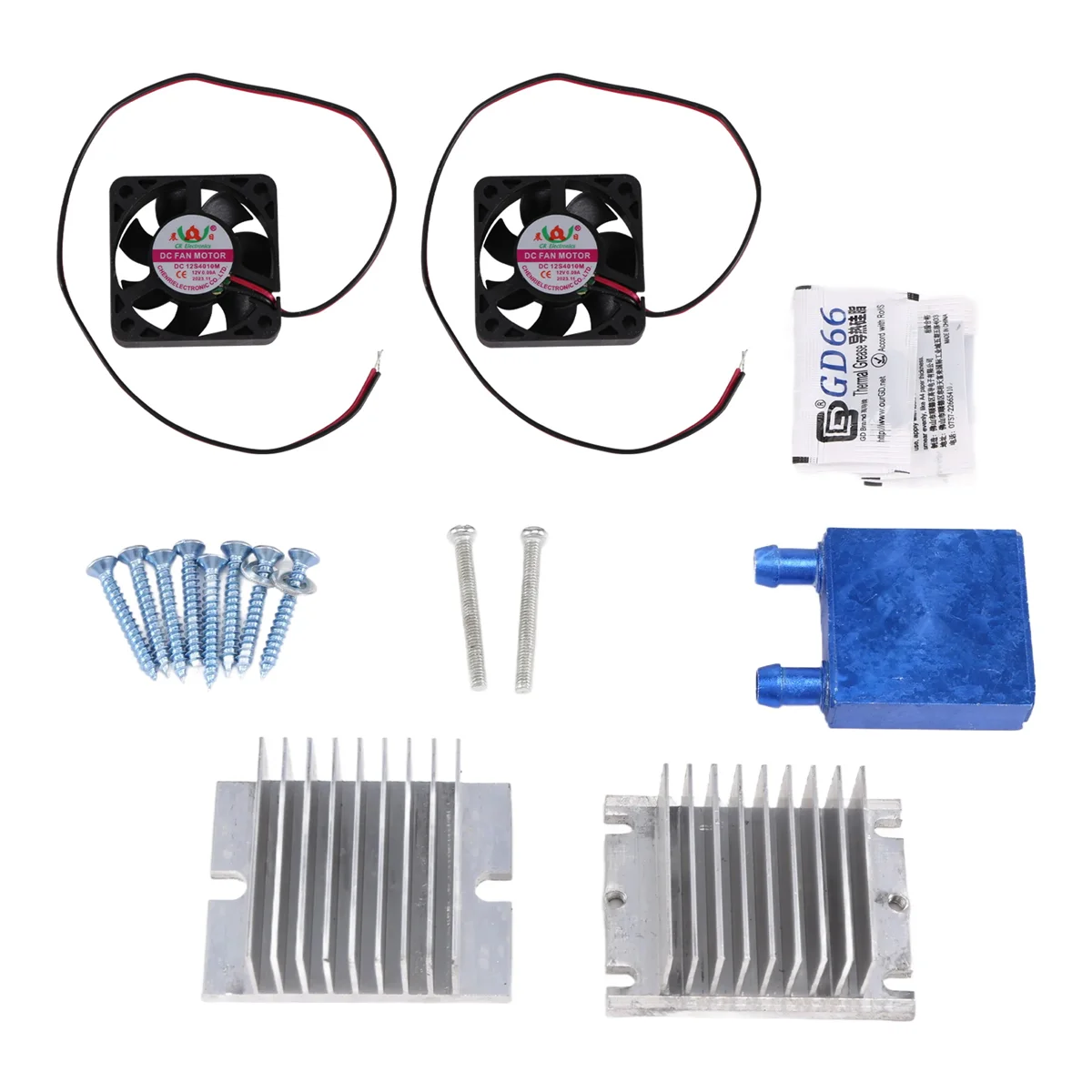 A78E-1 Set Mini Air Conditioner DIY Kit Thermoelectric Peltier Cooler Refrigeration Cooling System + Fan for Home Tool Secondary image