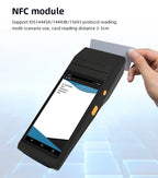 5.5 Inch Android 11 4+64G Rugged Mobile Computer PDAs for Parking Charging System Payment Terminal Handheld PDA