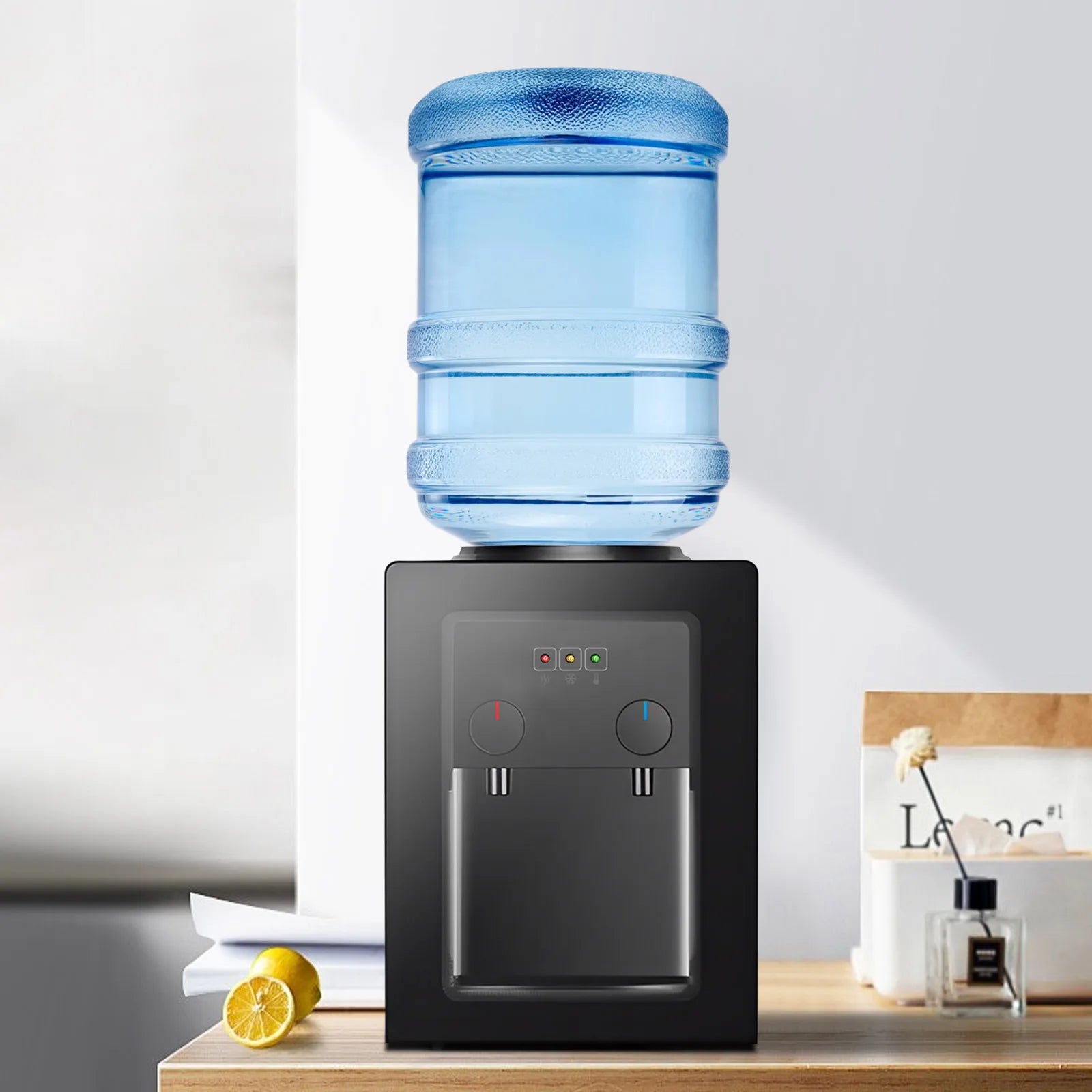 Desktop Electric Water Dispenser Independent Hot and Cold Coffee Office Water Dispenser 550w 85-95 ℃ Main image