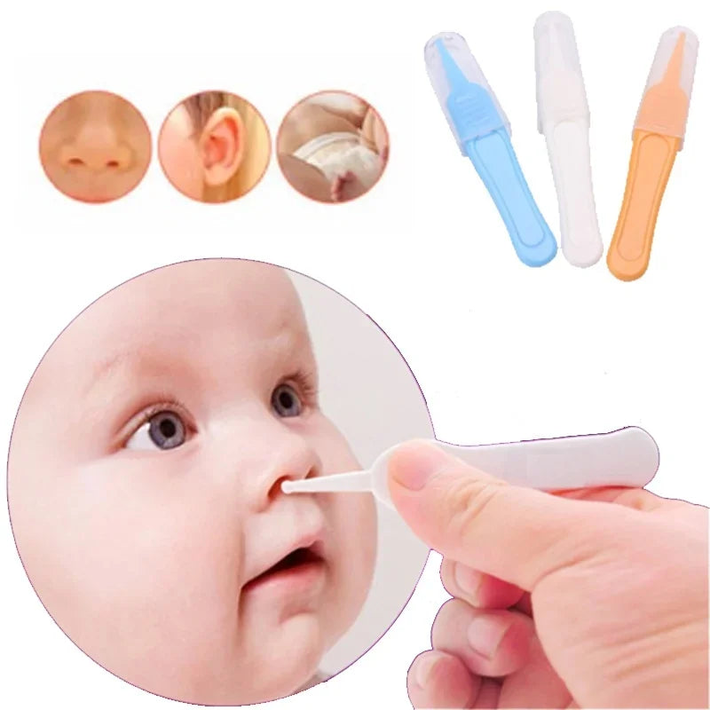 Baby Dig Booger Clip Infants Ear Nose Navel Clean Tools Kids Safety Tweezers Cleaning Forceps Toddler Nasal Cavity Care Supplies Main image