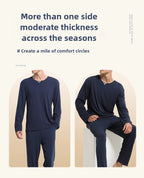 Men Pajamas Set Ultra Fine Tencel Modal Spring and Summer Comfort Loungwear Luxury Men Pajamas