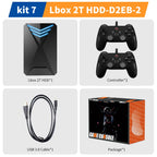 JMachen Hyper Base Lbox Retro Game Console for PS4/PS3/Switch/PS2/Wii/WiiU/PS1 Launchbox 2TB Gaming HDD with 4200+ PC/3D Games
