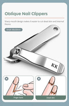KK 11 in 1 Manicure Tools Professional Nail Clippers Set Stainless Steel Nail Cutter Pliers Scissors Kit Foot Care Hand Care