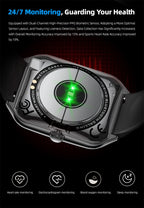 New For OPPO Ultra Thin Smart Watch Men AMOLED HD Screen Always Show Time Heart Rate Bluetooth Call Sports Waterproof Smartwatch