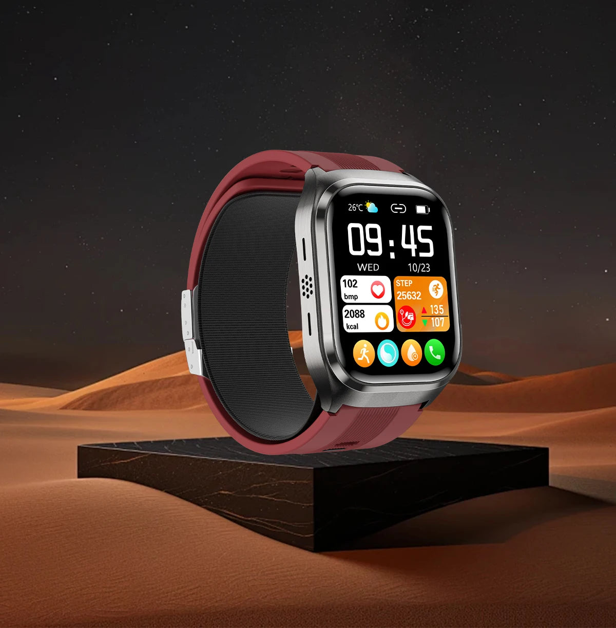 2026New Health Watch Blood Pressure Accurate Measure Smart Watches Men Uric Acid Blood Lipids waterproof Airbag Smartwatch Women