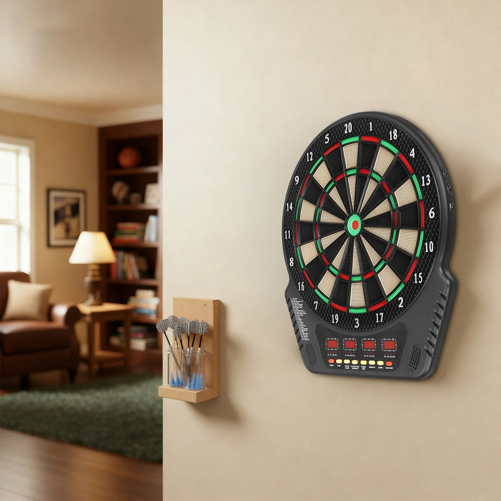 Electronic Dartboard with 6 Darts Dartboard Innovative Dart Machine with 27 game modes & 243 variants supports up to 16 players