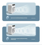 Mini USB Desk Fan Portable Quiet Cool Air Conditioner for Bedroom Home Use with Humidifying Spray Function Tabletop Fan