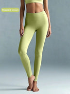 Summer Sale High-Waist Yoga Pants - 4-Way Stretch Quick-Dry Leggings for Running Cycling Gym Workout