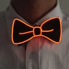 LED Glowing Bow Ties for Men Light Up Ties Personalized Night Club Concert Masquerade Accessory for Carnival Decor