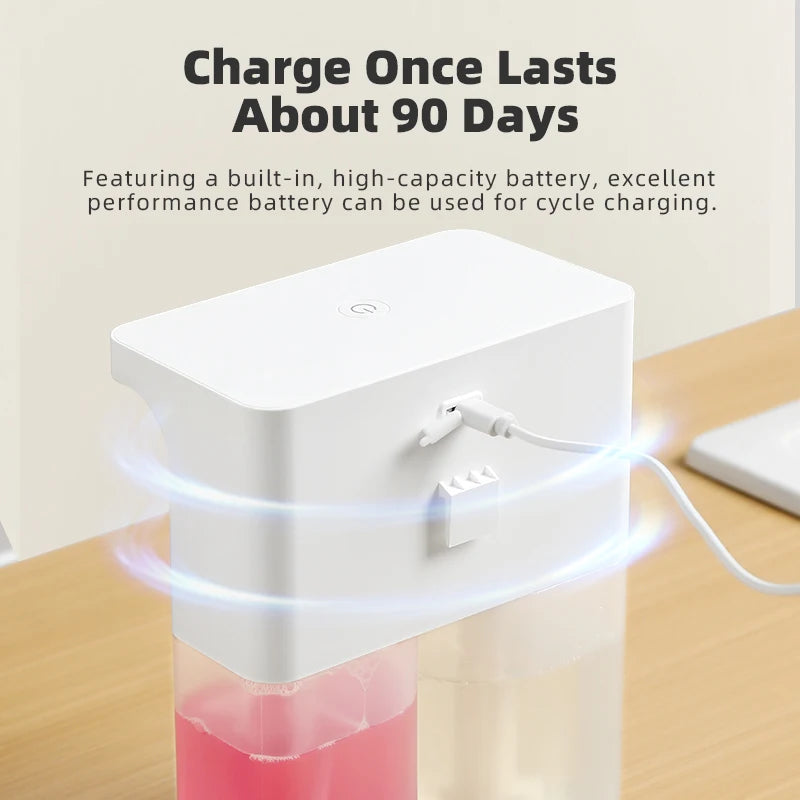 New Automatic Dishwashing Liquid Sensor Kitchen Double Head Gel Foam Hand Sanitizer Soap Dispenser Wall Hanging