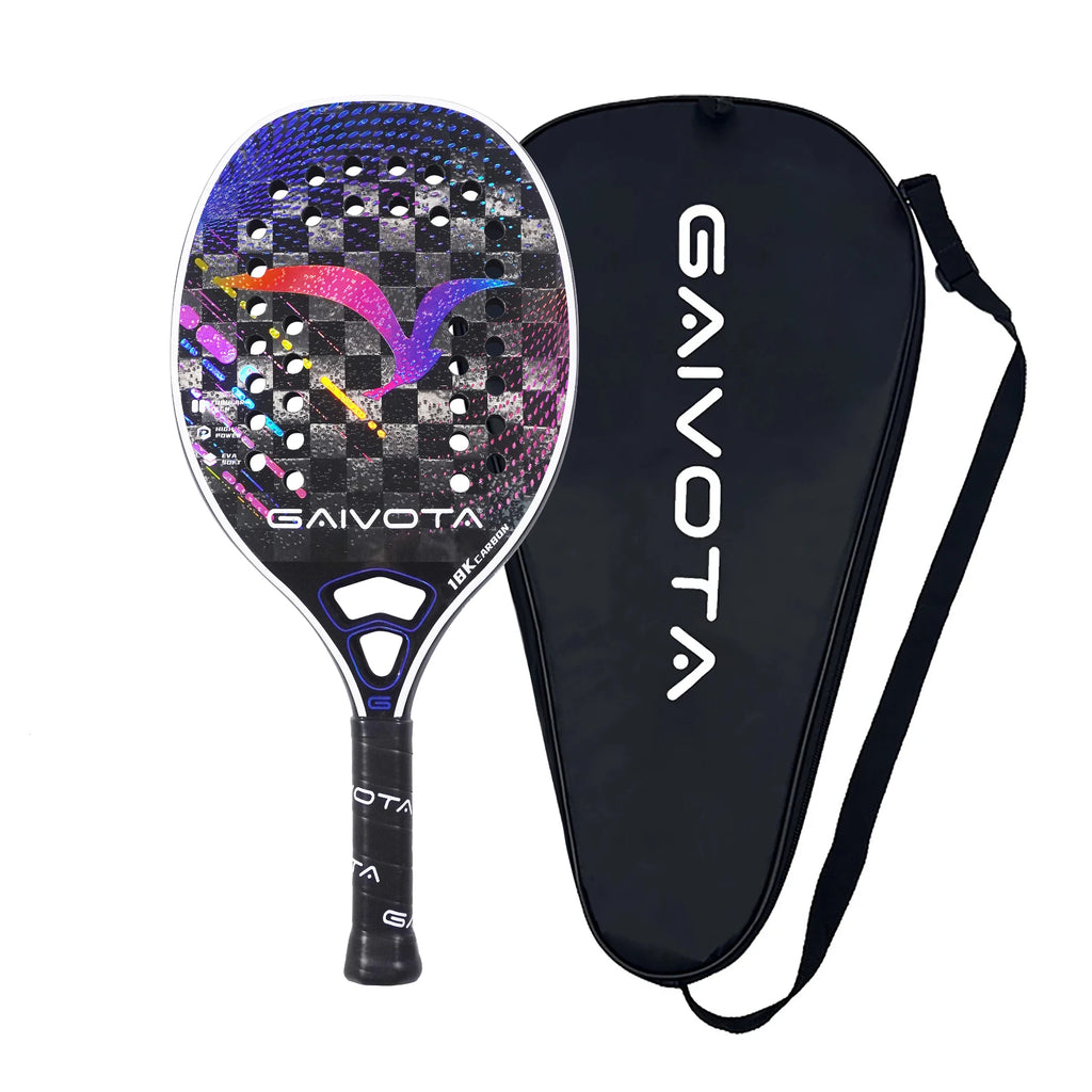 GAIVOTA 2025 300g lightweight beach tennis racket made of 18K carbon fiber, suitable for intermediate and advanced athletes