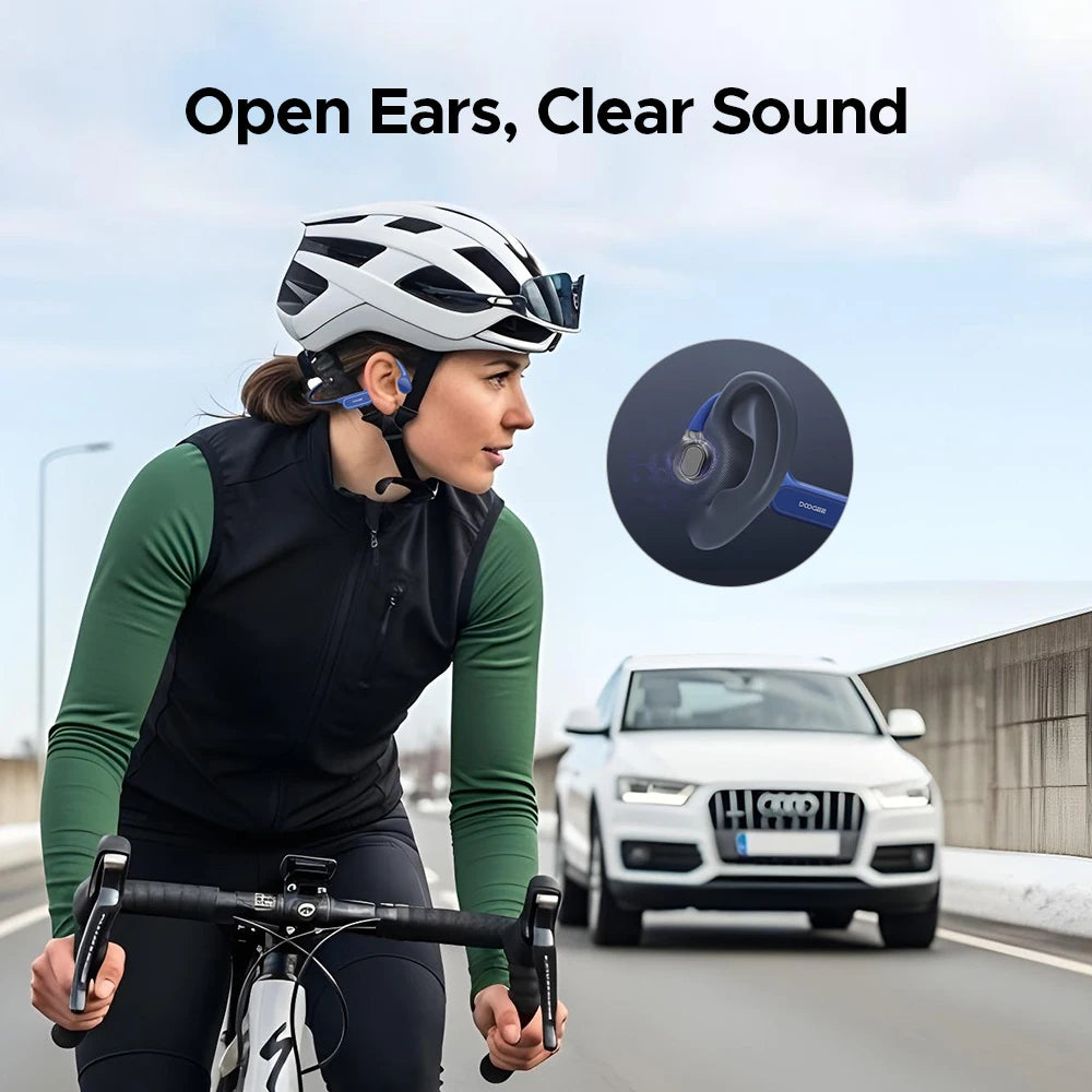 DOOGEE BoneBeat Swim Lite Bone Conduction Sports Headphones Bluetooth 5.4 Wireless Earphone Waterproof Headset For swimming