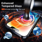 1-5Pcs Tempered Glass for iPhone 17 Air 16 15 14 13 12 11 Pro Max Screen Protectors for iPhone 7 8 6 16e X XS XR Protective Film