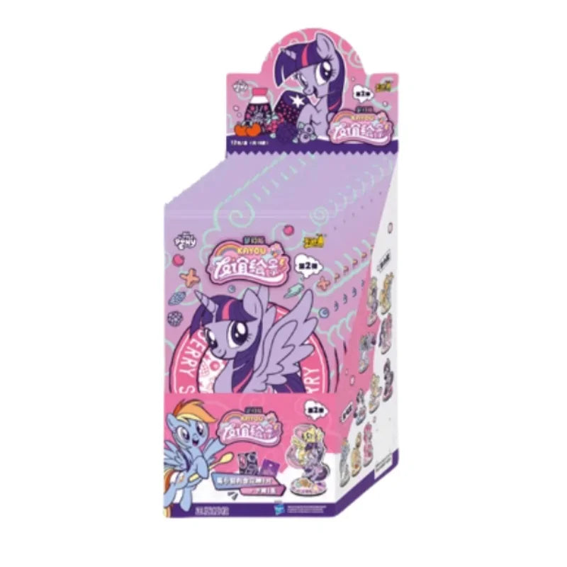 KAYOU Genuine New My Little Pony Friendship Eternal Star Bag 2 Rhythm Moon AR Gilded Decoration OR Collection Card Gift