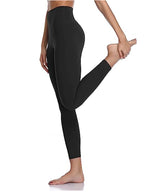 Women's Activewear: High-Waisted Yoga Leggings with Milk Silk for Sweat Absorption during Workouts