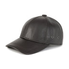FEINION Men's Adjustable Baseball Cap Winter Driving Hunting Fishing Hat Genuine Leather Ivy Fashion Beret Flat Cap.