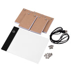 Portable Flip Book Kit with Light Pad Tablet LED Light Box 3 Level Brightness Control 300 Sheets Flipbook Paper w/ Binding Screw