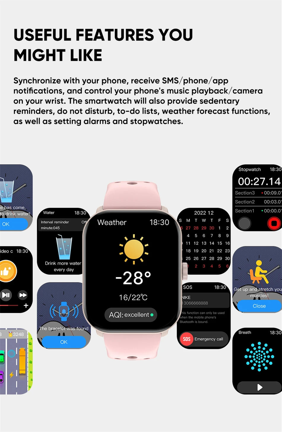 For Xiaomi Watch 5 Smart Watch Men HD AMOLED Screen Heart Rate Bluetooth Calling GPS Tracking Waterproof Sports SmartWatch Women