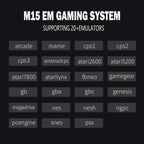 4K HD 64G Video Game Console: M15 Game Stick with 40000+ Classic Arcade Games, Dual Wireless Gamepads Two-Player TV System