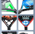 ODEA Beach Tennis Racket Full Carbon Fiber Rough Surface Outdoor Sports Racket For Men Women Adult Senior Player 3K 18K