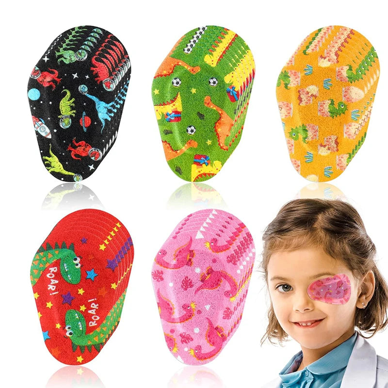 5Pcs Protect Eyesight For Kids Girls Boys Vision Care Hot New Amblyopia Eye Patch Adhesive Eye Patches Medical Sterile Eye Pad