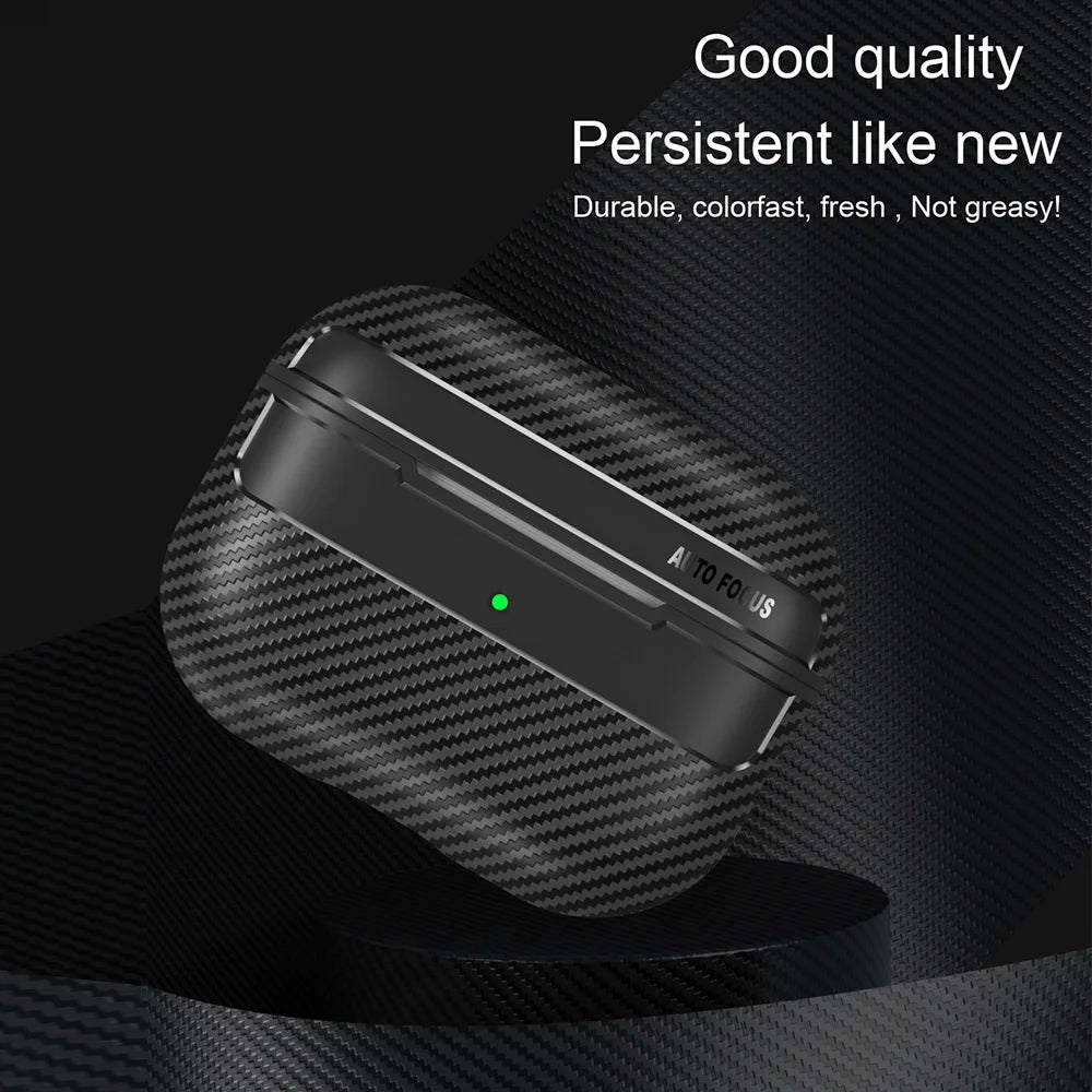 Carbon Fiber Case For AirPods Pro 2023 Wireless Earphone Case For AirPods Pro 2 3 1 Protective Cover For Air Pods Pro 2nd 3rd