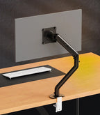 Adjustable display robotic arm for 17 to 32 inches heat dissipation desktop computer monitor stand