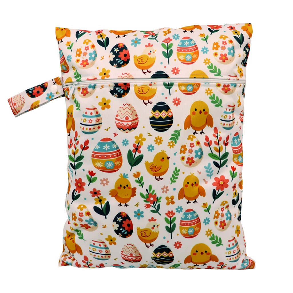 Waterproof Wet Bag Diper Bags Mummy Baby Maternity Packs Washable Zipper Diaper Caddy Organizer Dry Bag Travel Nappy Bag 30x40cm
