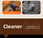 TINSOL Dual-Head Electric Lint Remover Digital Display Lint Remover Multi-Functional Clothing Sweater Lint Remover