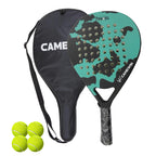 Lightweight Carbon Fiber Cage Padel Racket | Tennis Racquet Sports Equipment Fitness And Health, Good Elasticity, High Quality!
