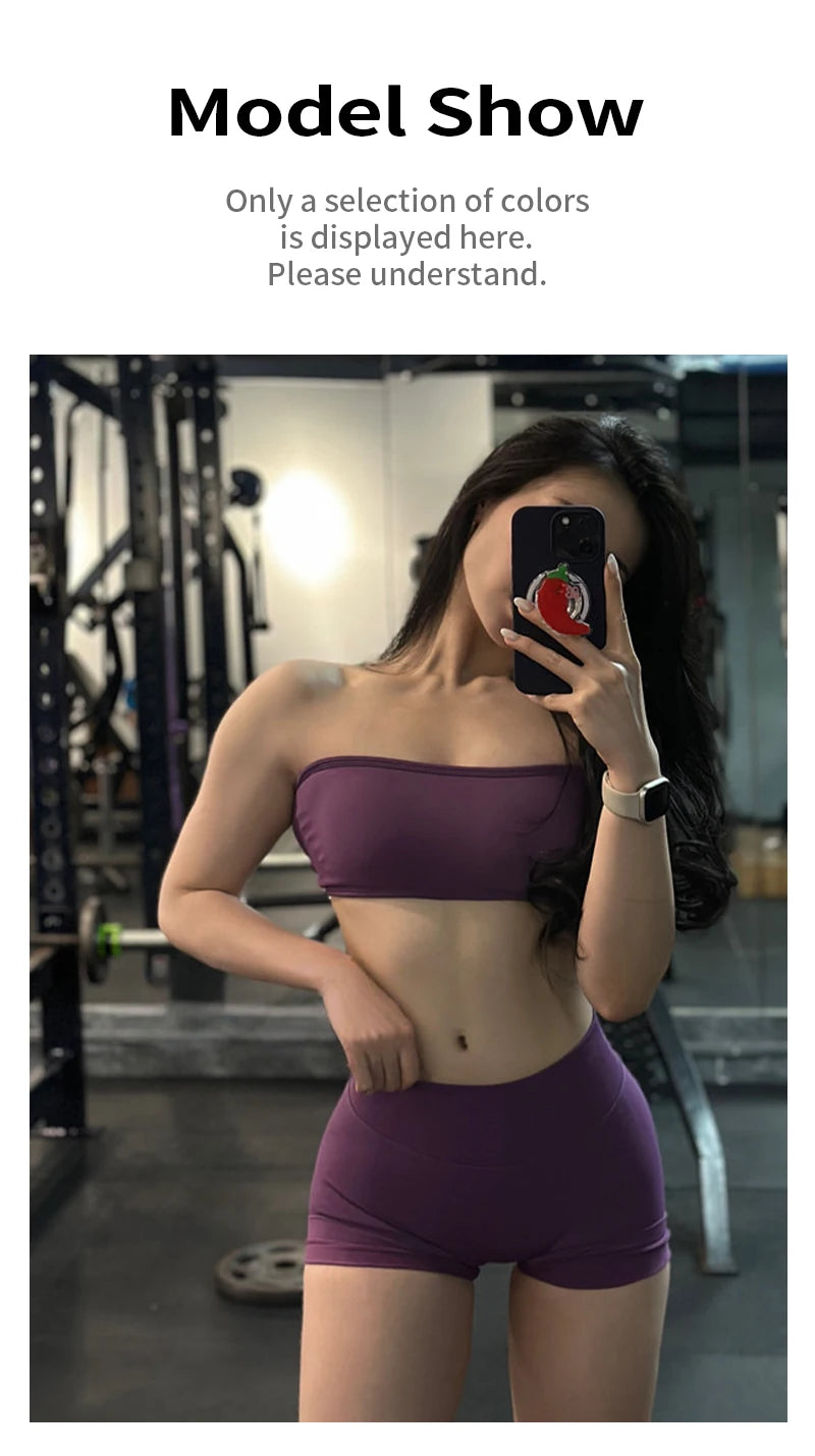 TKITK Shorts Seamless Yoga Pants Women's Fitness Outfits Shark Bite Shorts for Gym Running Cycling Bike Wear Leggings