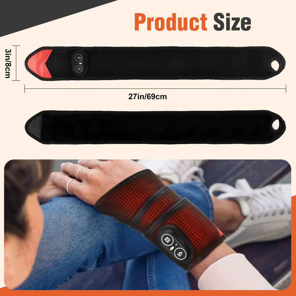 Multifunctional Heating Wrist Protector Sport Protection Hand Massager Support WristBand Pad Brace Tool Heat Health Care Device