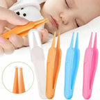 Tweezers Cleaning Forceps Baby Plastic Tweezers Nose Cleaner Tool Toddler Nasal Cavity Care Supplies Baby Essentials Kids Safety