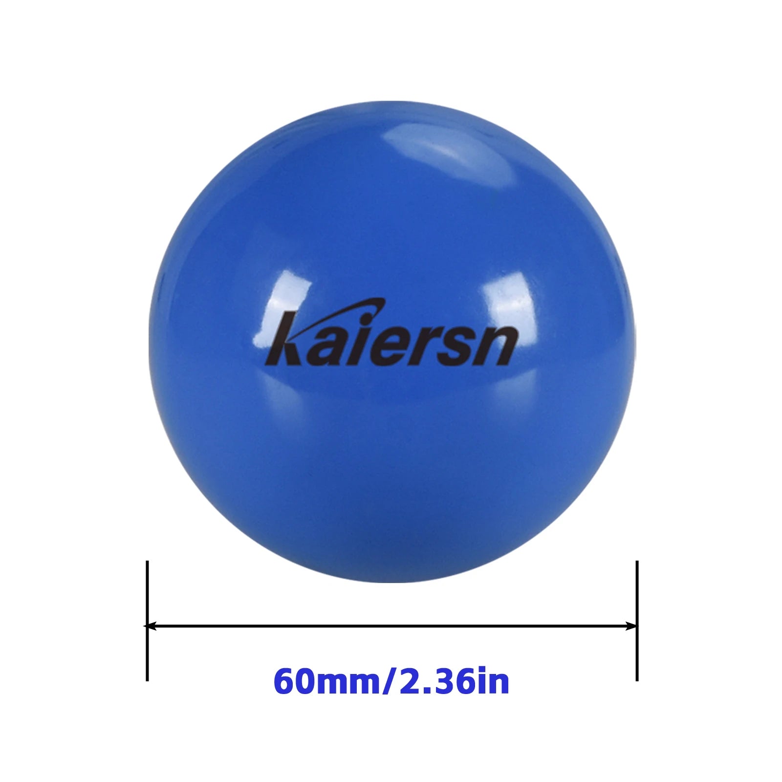 Kaiersn Colorful Park Golf Balls - 6cm/2.36in Durable Practice Balls for Outdoor Training, Kids & Adults (Multicolor Options)