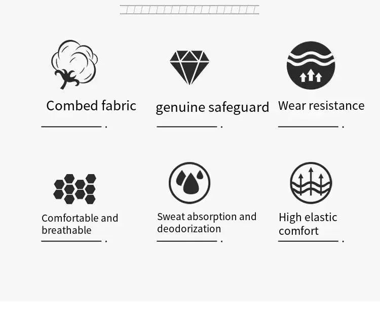 Men's 100% Cotton Casual Socks for Spring and Summer, Men's Antibacterial & Deodorant Business Socks, High-Quality Sports Socks