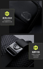 New chest bag for men and women's leisure, fitness, sports, crossbody bag, chest bag, casual men's bag, large capacity bag trend