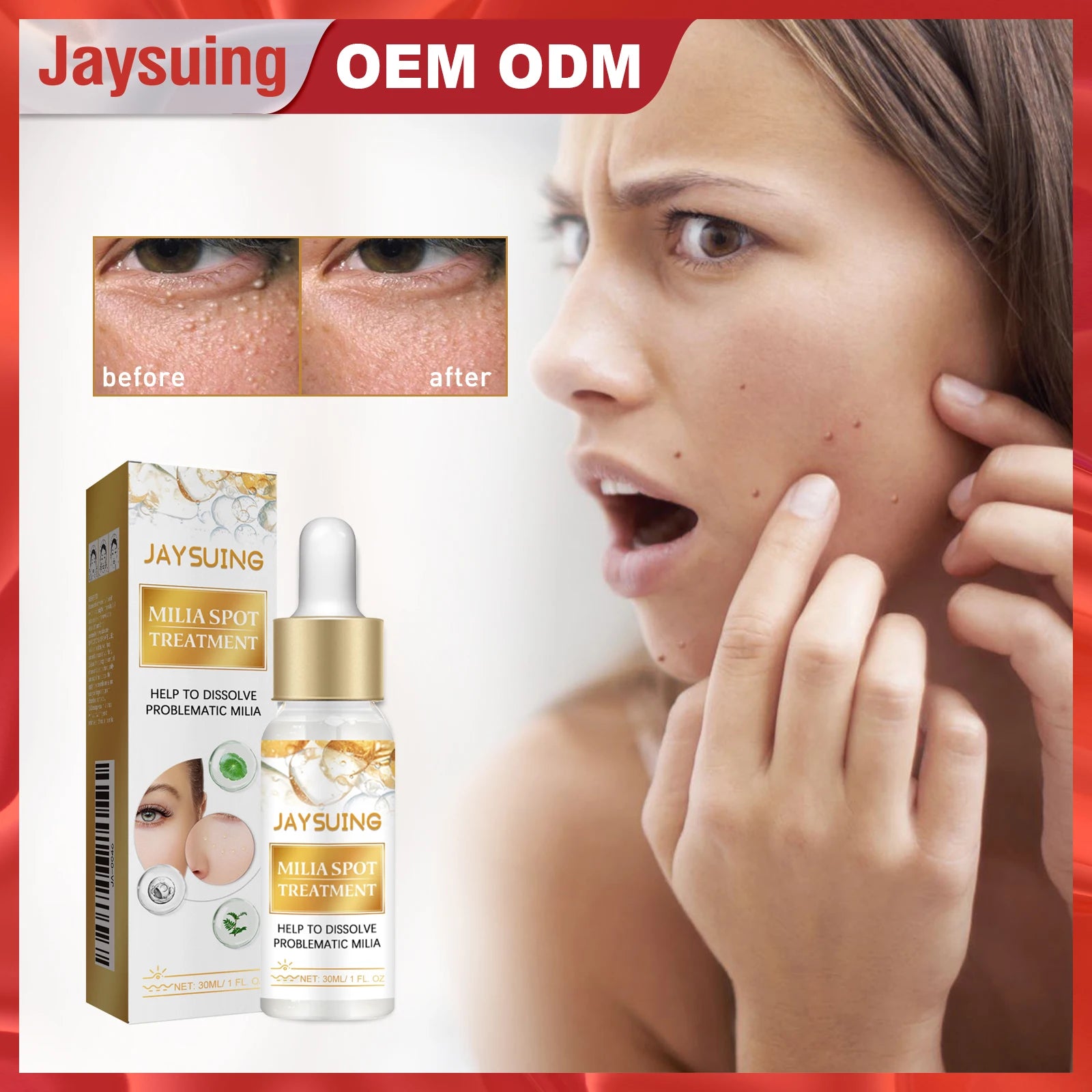 Eye care essence lotion gently cares for the skin around the eyes, providing particle protection, nourishment, and hydration. Main image