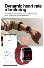 New Health Watch Uric Acid Blood Pressure Blood oxygen Body Analysis Body Fat SmartWatch ECG+PPG Bluetooth call Clock Women Men
