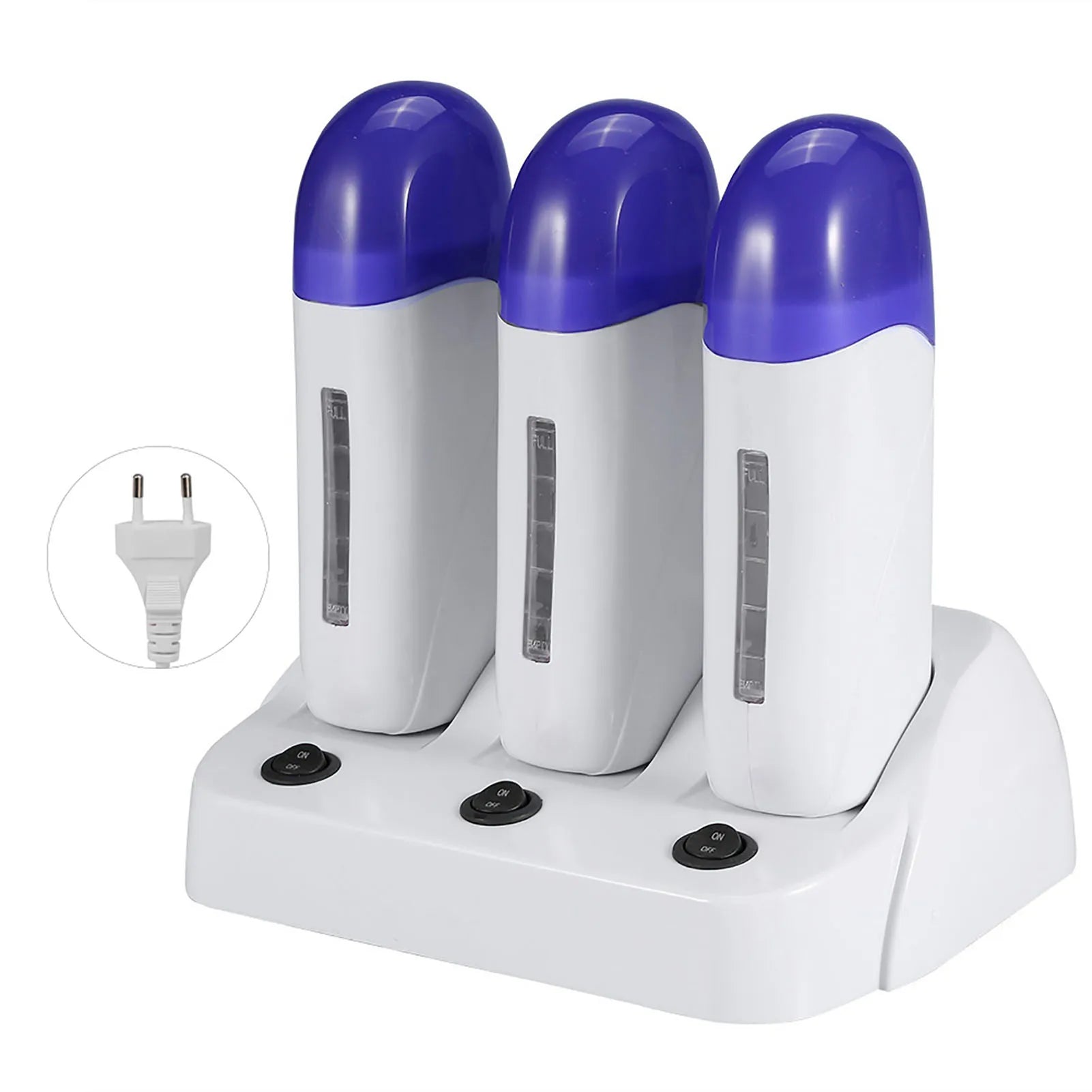 3 Types Cartridge Wax Depilatory Roller Warmer Heater Waxing Body Hair Removal Machine Wax Cartridge Heater Cartridge Wax Roller