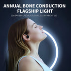 Lenovo New Real Bone Conduction Sport Headphone Wireless Earphone Bluetooth-compatible Headset Hands-free With Mic For Running