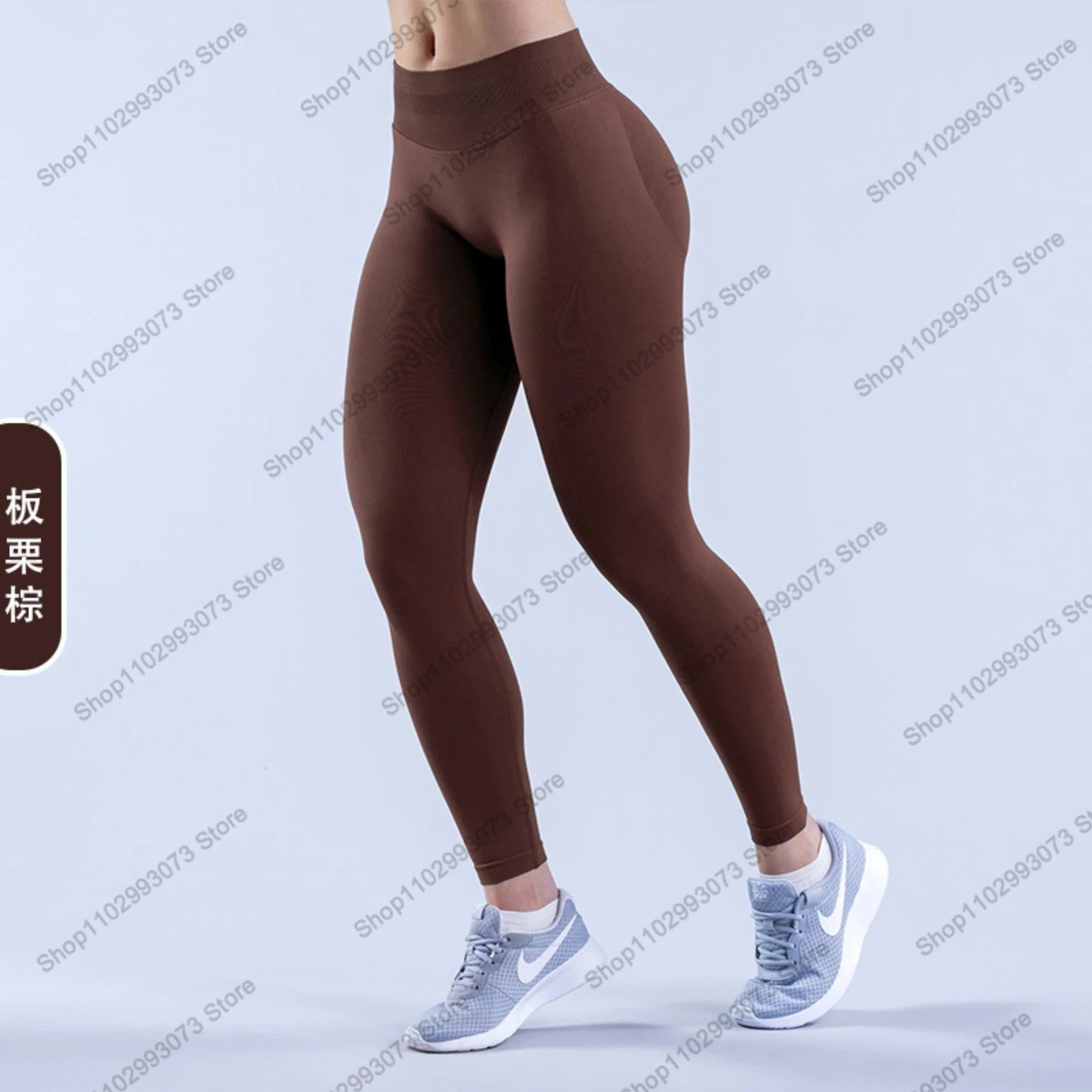 Women's High Waist Seamless Yoga Leggings Tummy Control Butt Lifting Workout Pants Soft Athletic Leggings for Gym Fitnes Running