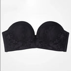 2024 New Sexy Lingerie Set for Women Strapless Push Up Bra Seamless Invisible Underwear Backless Wedding Dress LaceNo Show Panti