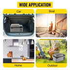 VEVOR Car Refrigerator Portable Compressor Cooler 35-55L Mini Fridge Freezer 12/24V DC 110-240V Ice Box for Camping Picnic Frige